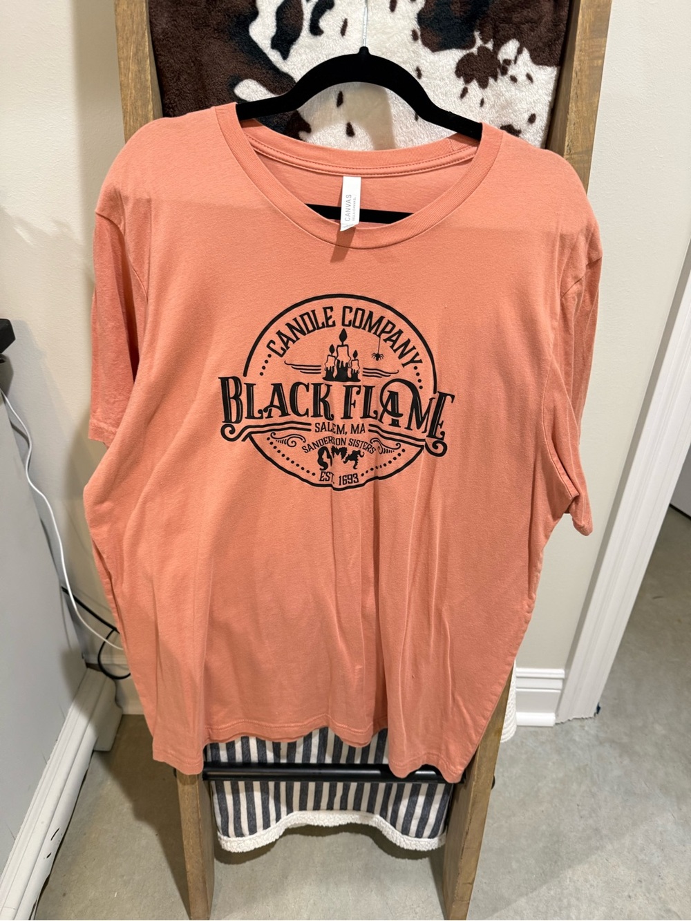 Bella Canvas Coral Peach Short Sleeve Graphic Tee